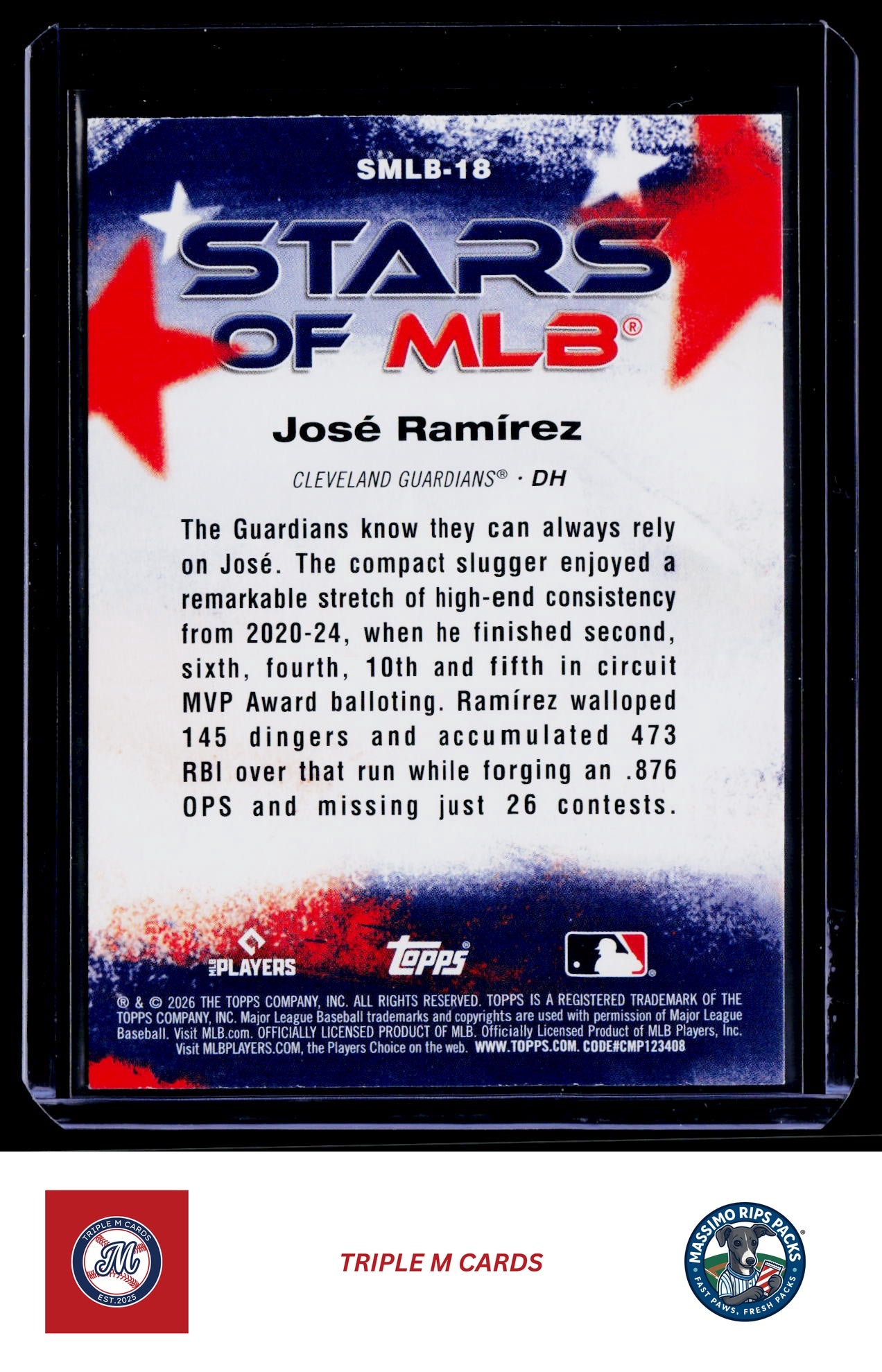 2026 Topps #SMLB-18 José Ramírez Stars of MLB