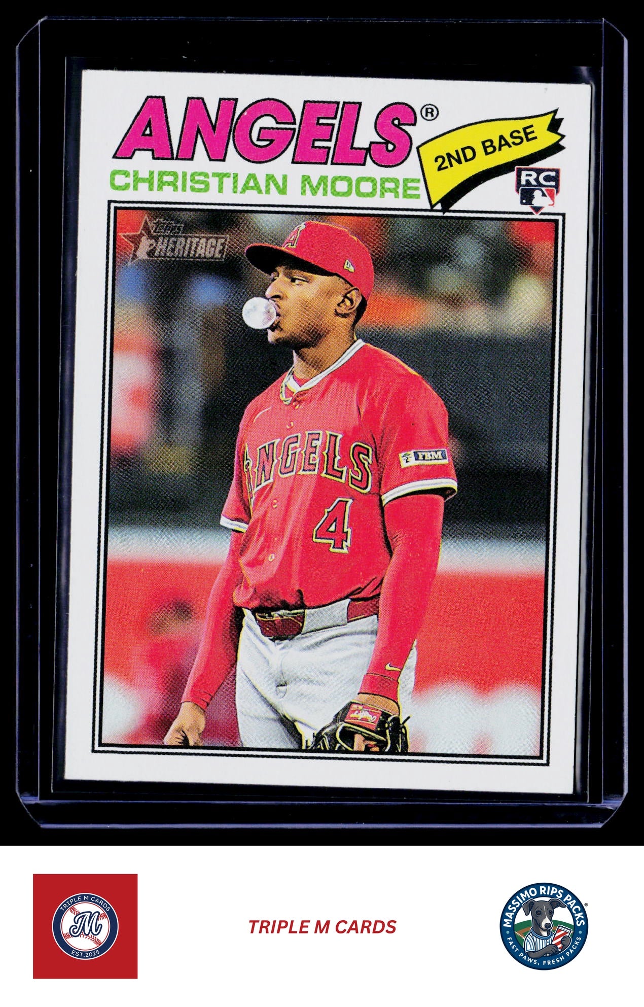 2026 Topps Heritage #249 Christian Moore