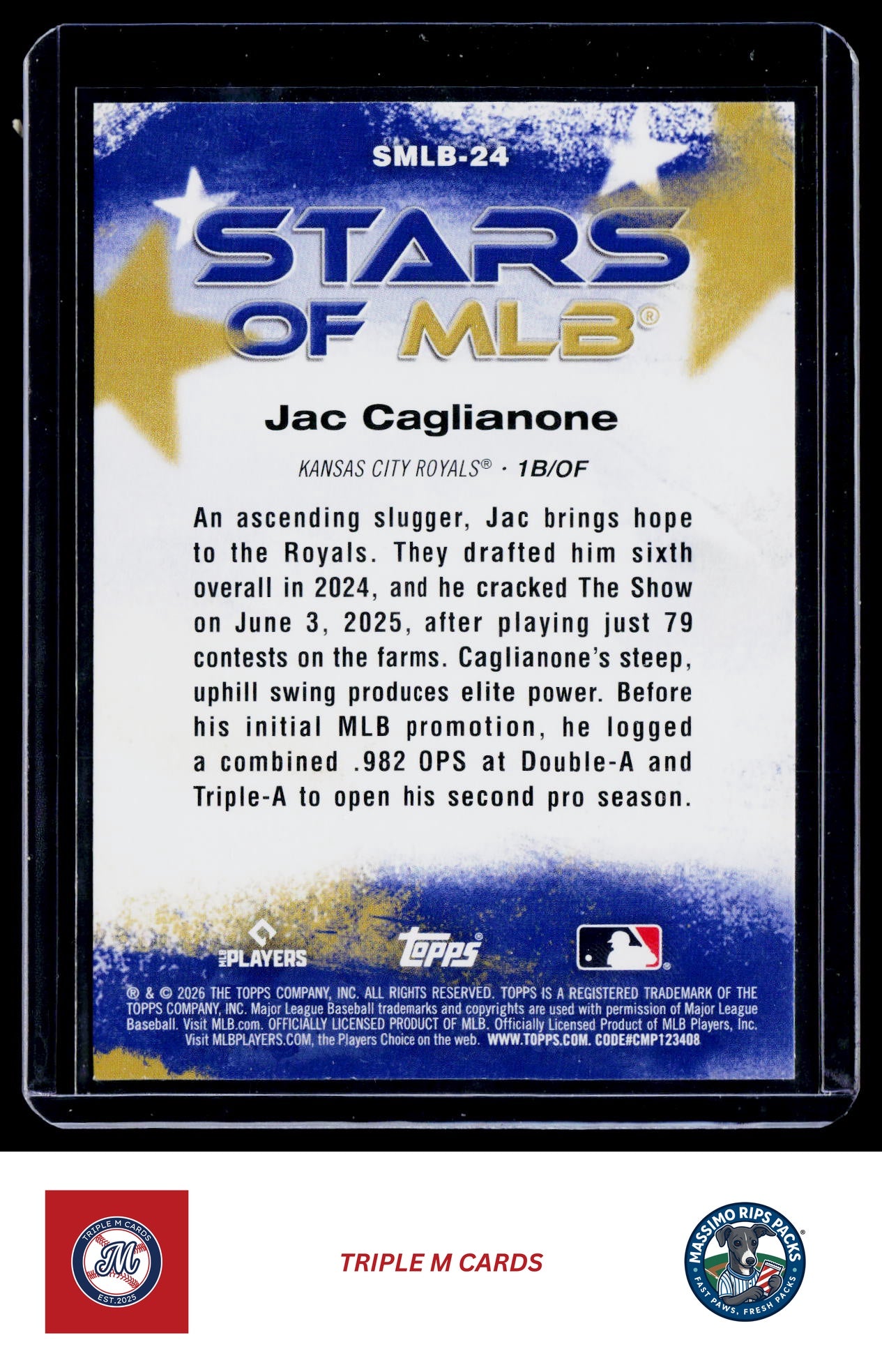 2026 Topps #SMLB-24 Jac Caglianone Stars of MLB
