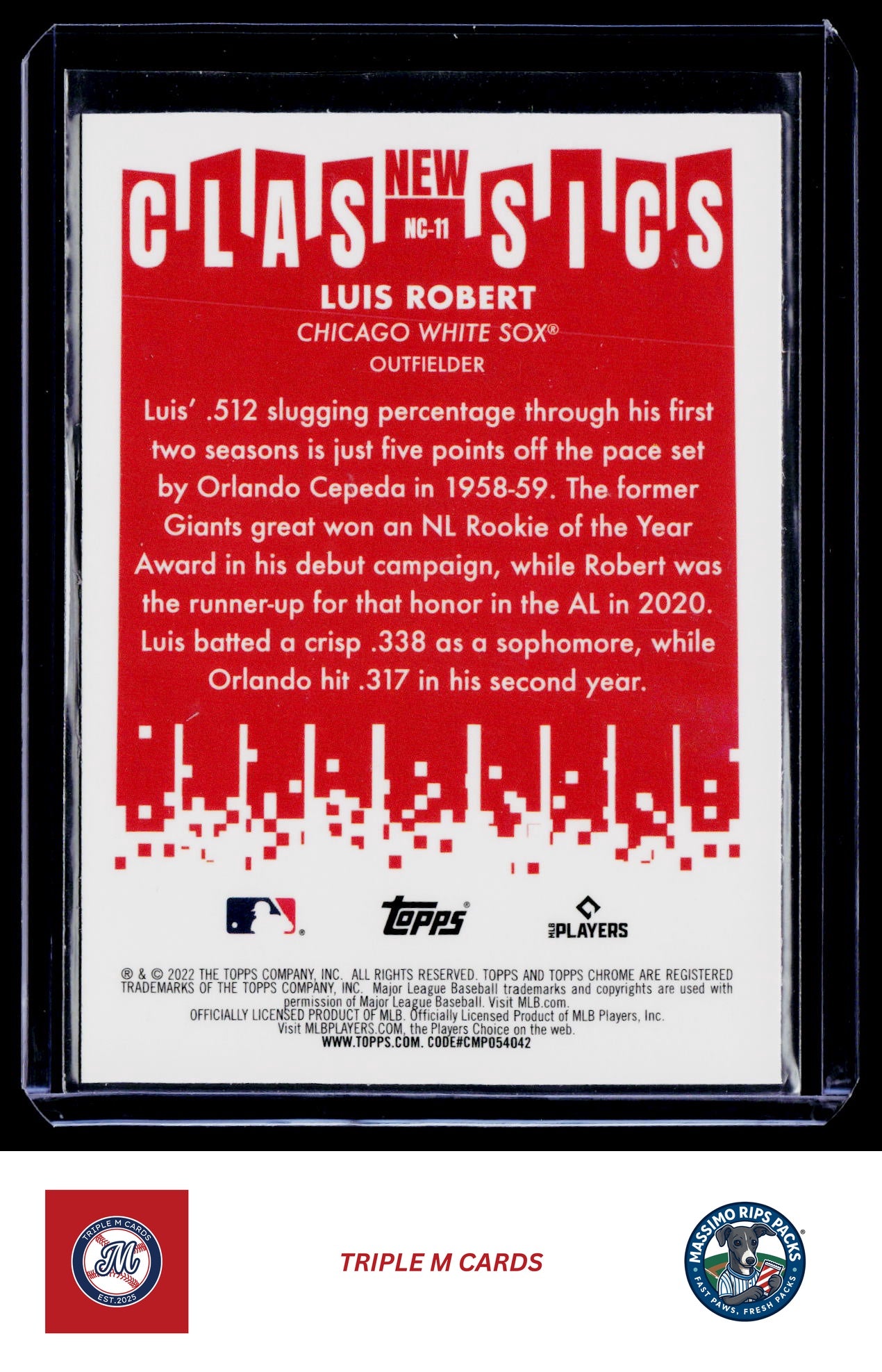 2022 Topps Chrome #NC-11 Luis Robert New Classics