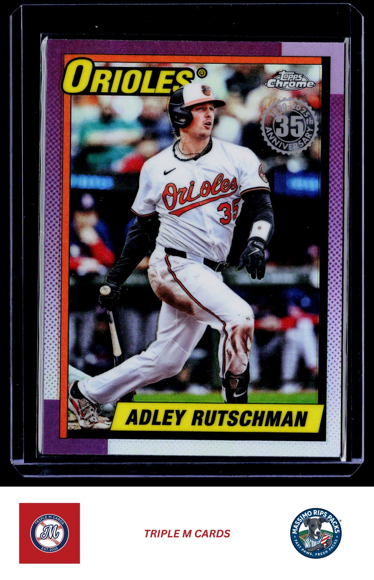 2025 Topps Chrome Update #90CU-8 Adley Rutschman 1990 Topps Chrome