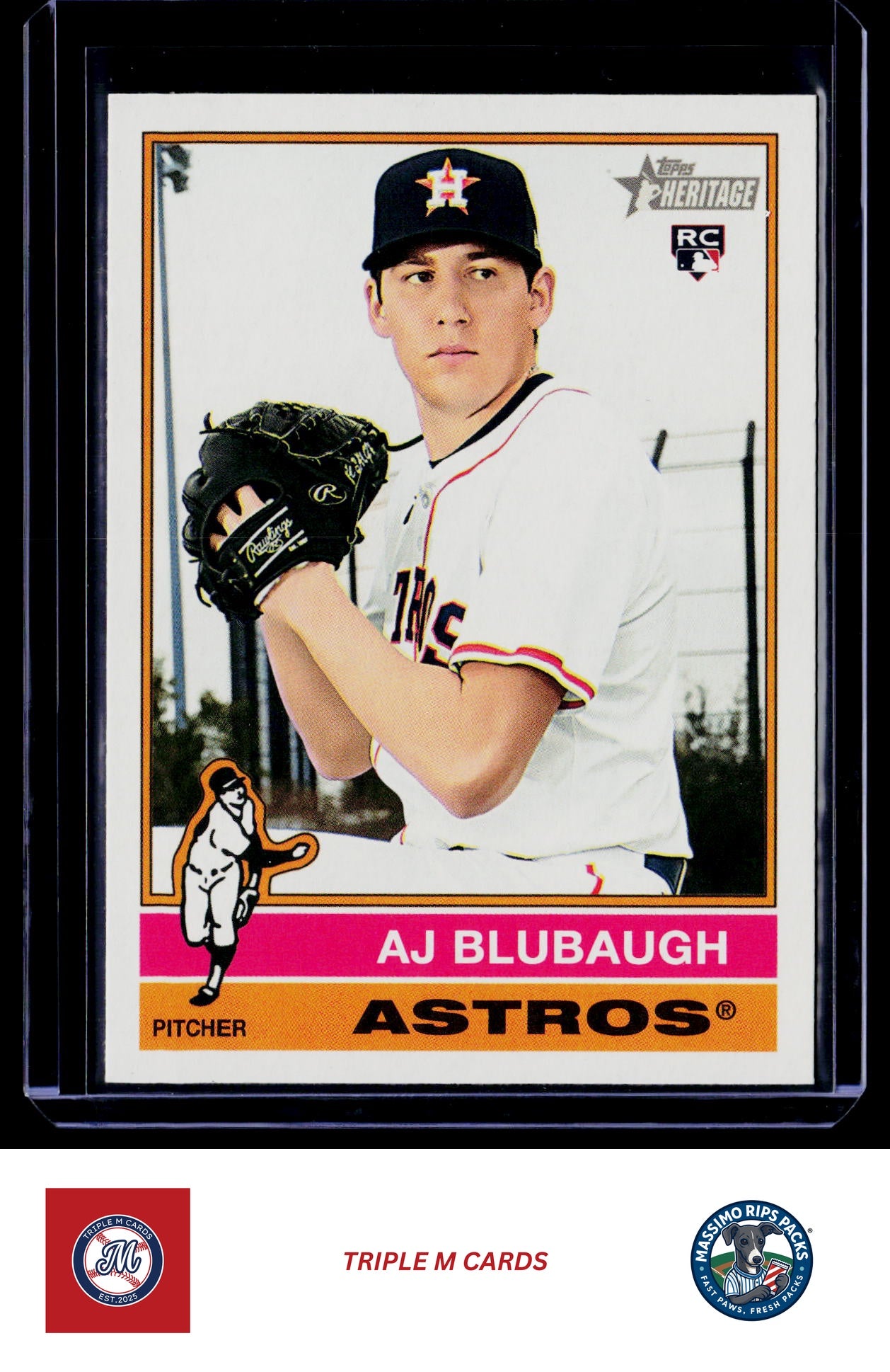 2025 Topps Heritage #512 AJ Blubaugh