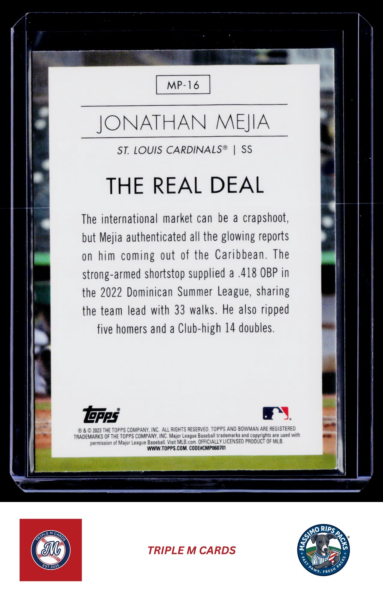 2023 Bowman #MP-16 Jonathan Mejia Modern Prospects