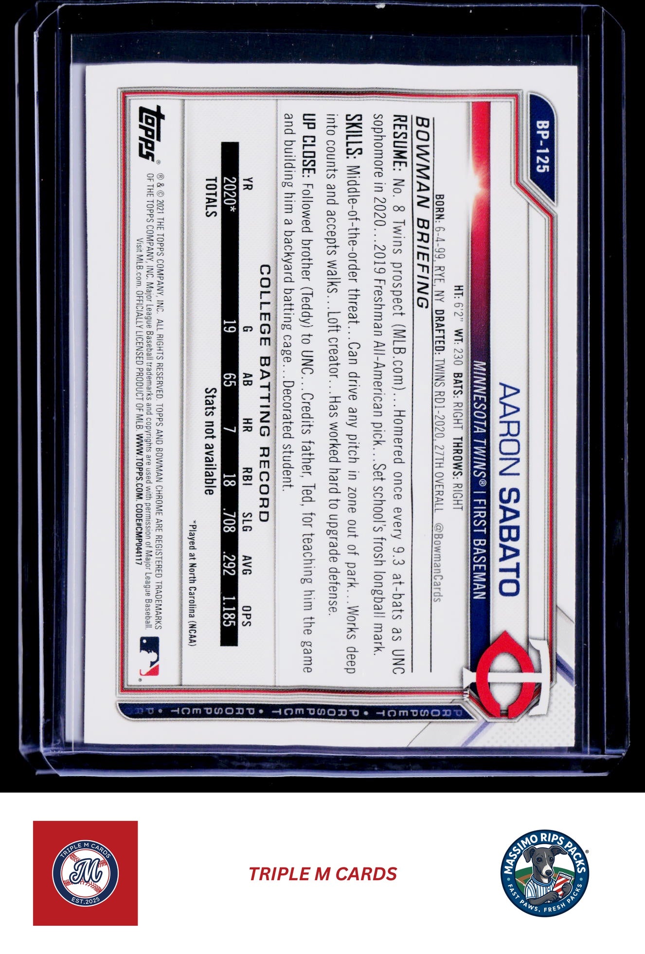 2021 Bowman #BP-7 Maximo Acosta Prospects
