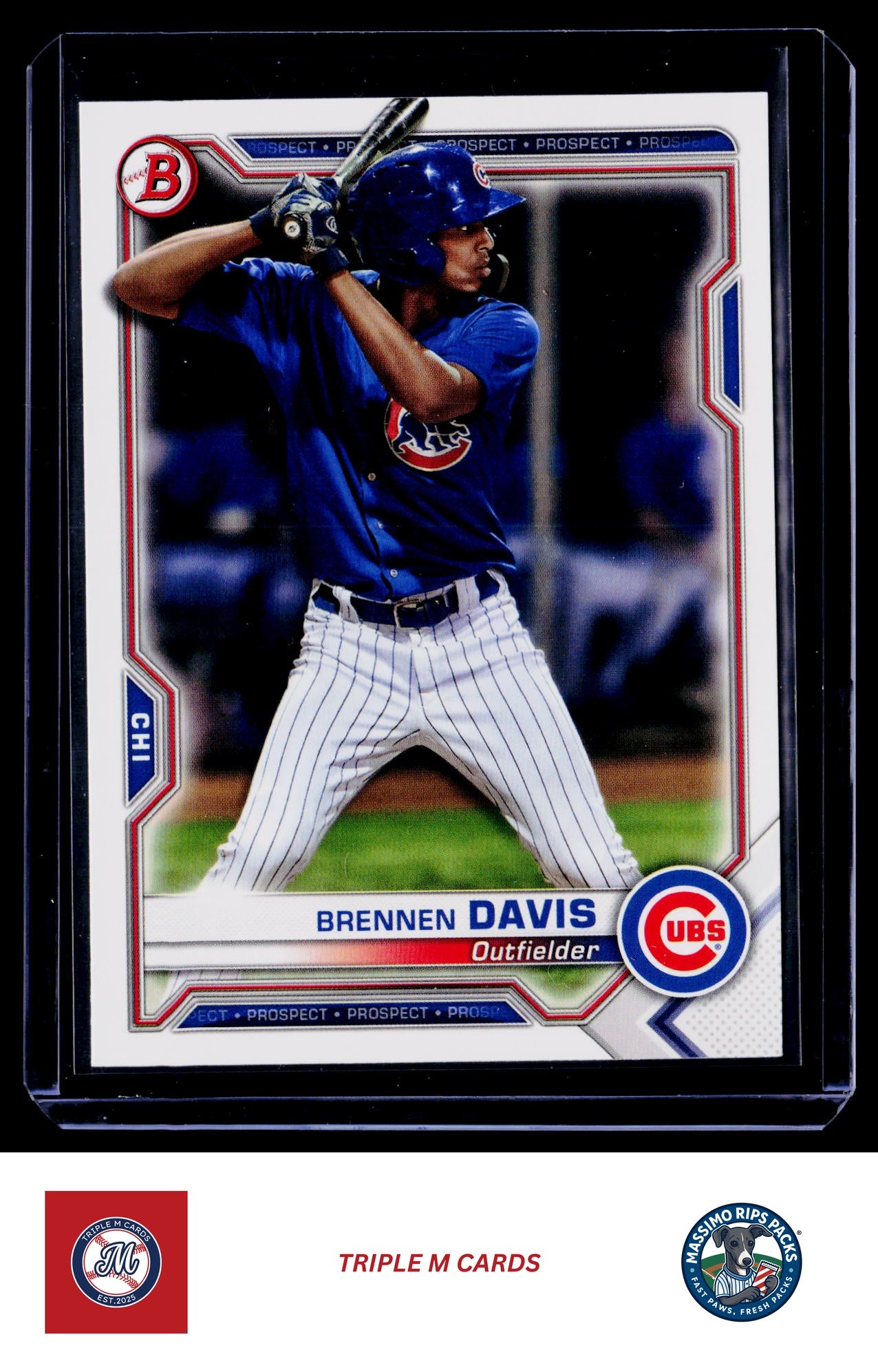 2021 Bowman #BP-65 Brennen Davis Prospects