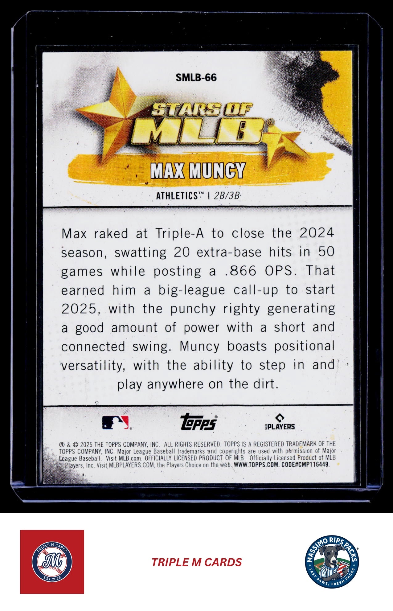 2025 Topps Update #SMLB-66 Max Muncy Stars of MLB Pink