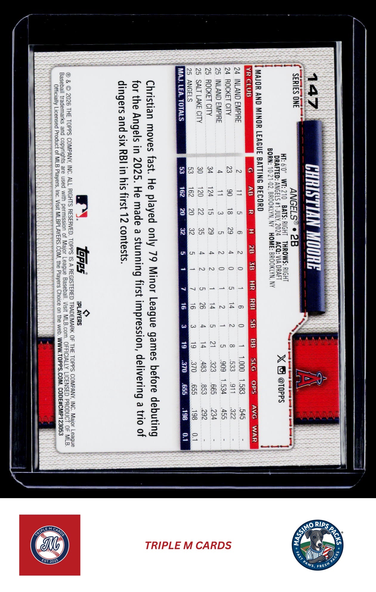 2026 Topps #147 Christian Moore