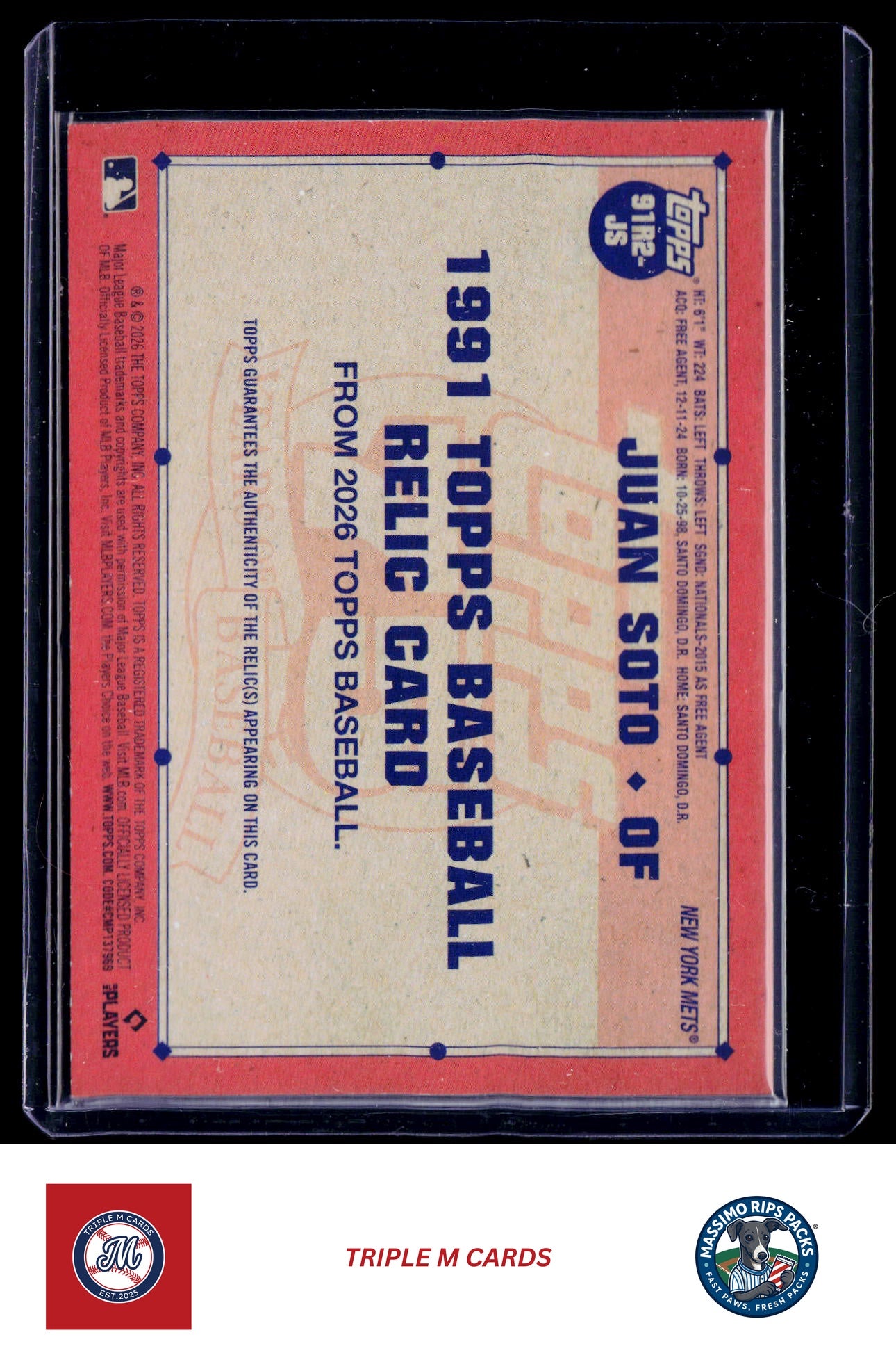 2026 Topps #91R2-JS Juan Soto