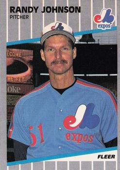1989 Fleer #381a Randy Johnson BCCG 10