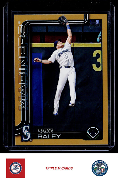 2025 Topps #534 Luke Raley Gold #/2025