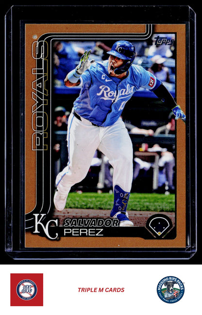 2025 Topps #508 Salvador Perez Gold #/2025