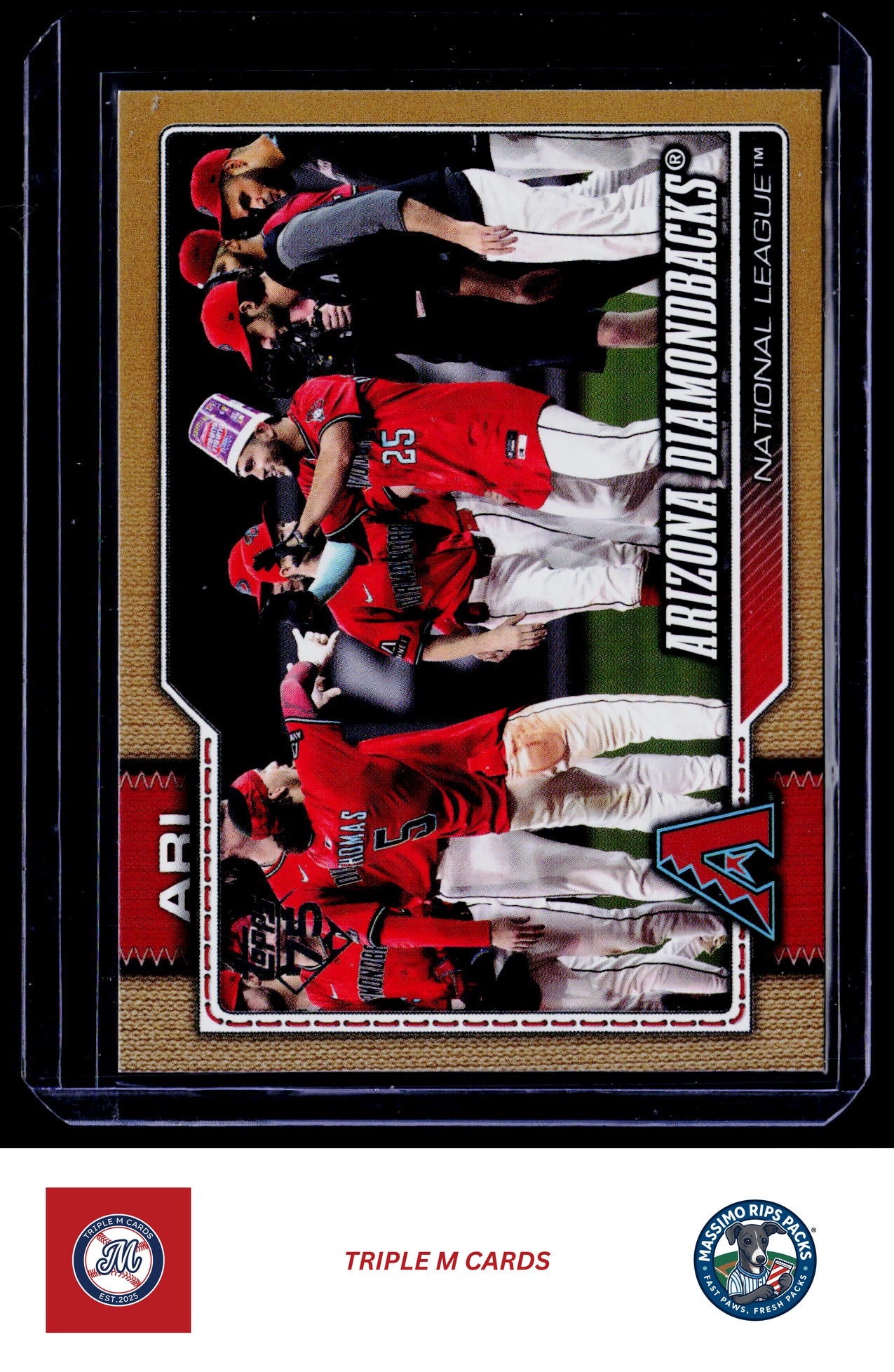 2026 Topps #47 Arizona Diamondbacks Gold #/2026