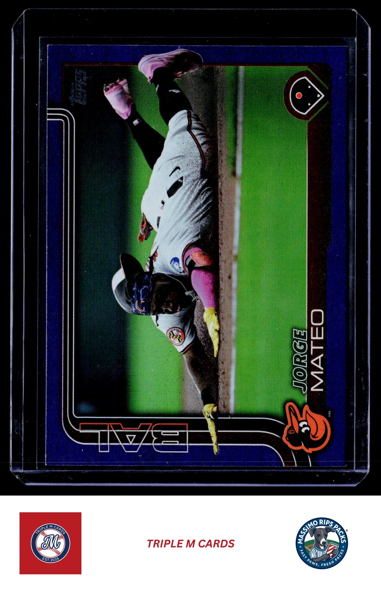 2025 Topps #484 Jorge Mateo Purple Holo Foil #/250