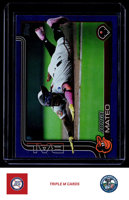 2025 Topps #484 Jorge Mateo Purple Holo Foil #/250