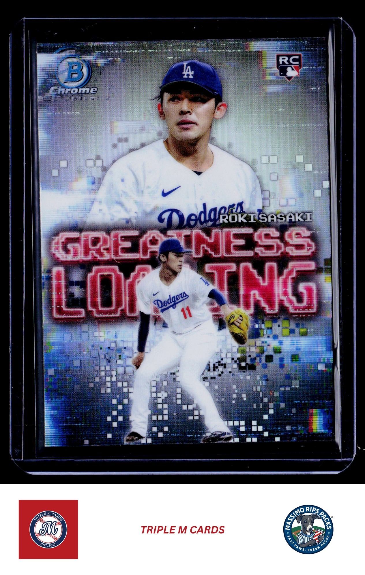 2025 Bowman #GL-23 Roki Sasaki Greatness Loading
