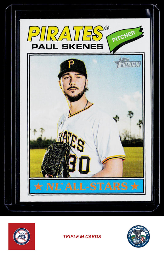 2026 Topps Heritage #33 Paul Skenes