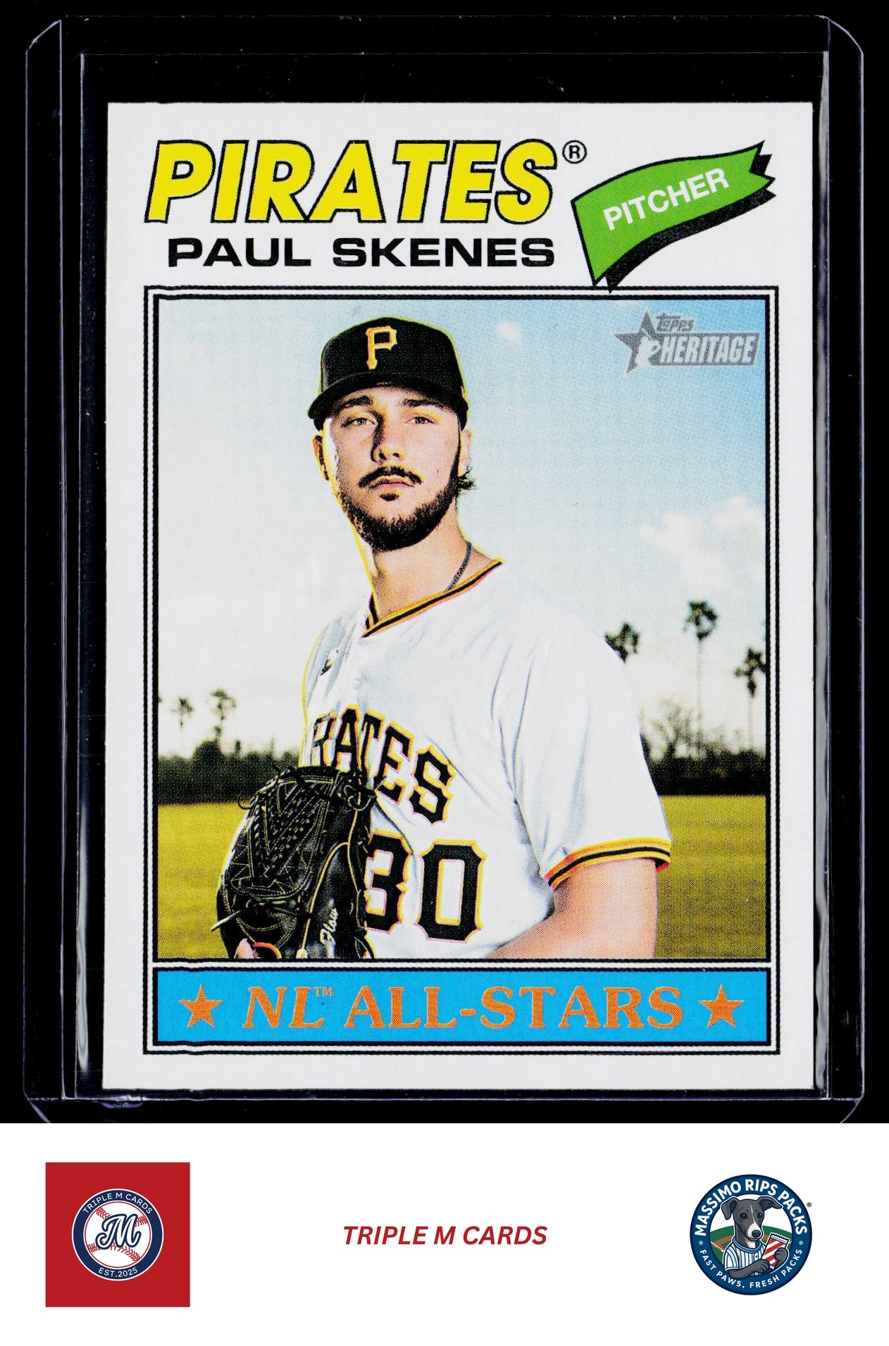 2026 Topps Heritage #33 Paul Skenes
