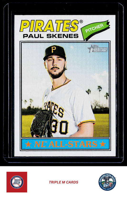 2026 Topps Heritage #33 Paul Skenes
