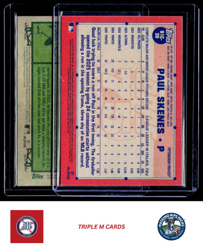2026 Topps Heritage #33 Paul Skenes