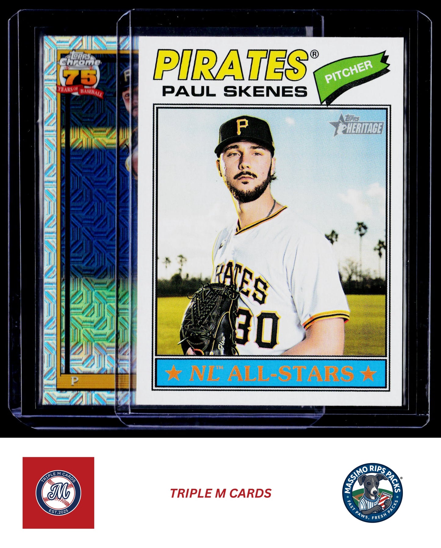 2026 Topps Heritage #33 Paul Skenes