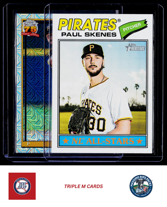 2026 Topps Heritage #33 Paul Skenes