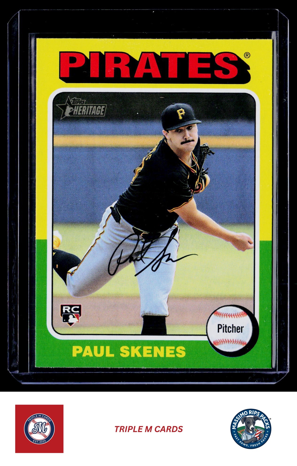 2024 Topps Heritage #594 Paul Skenes