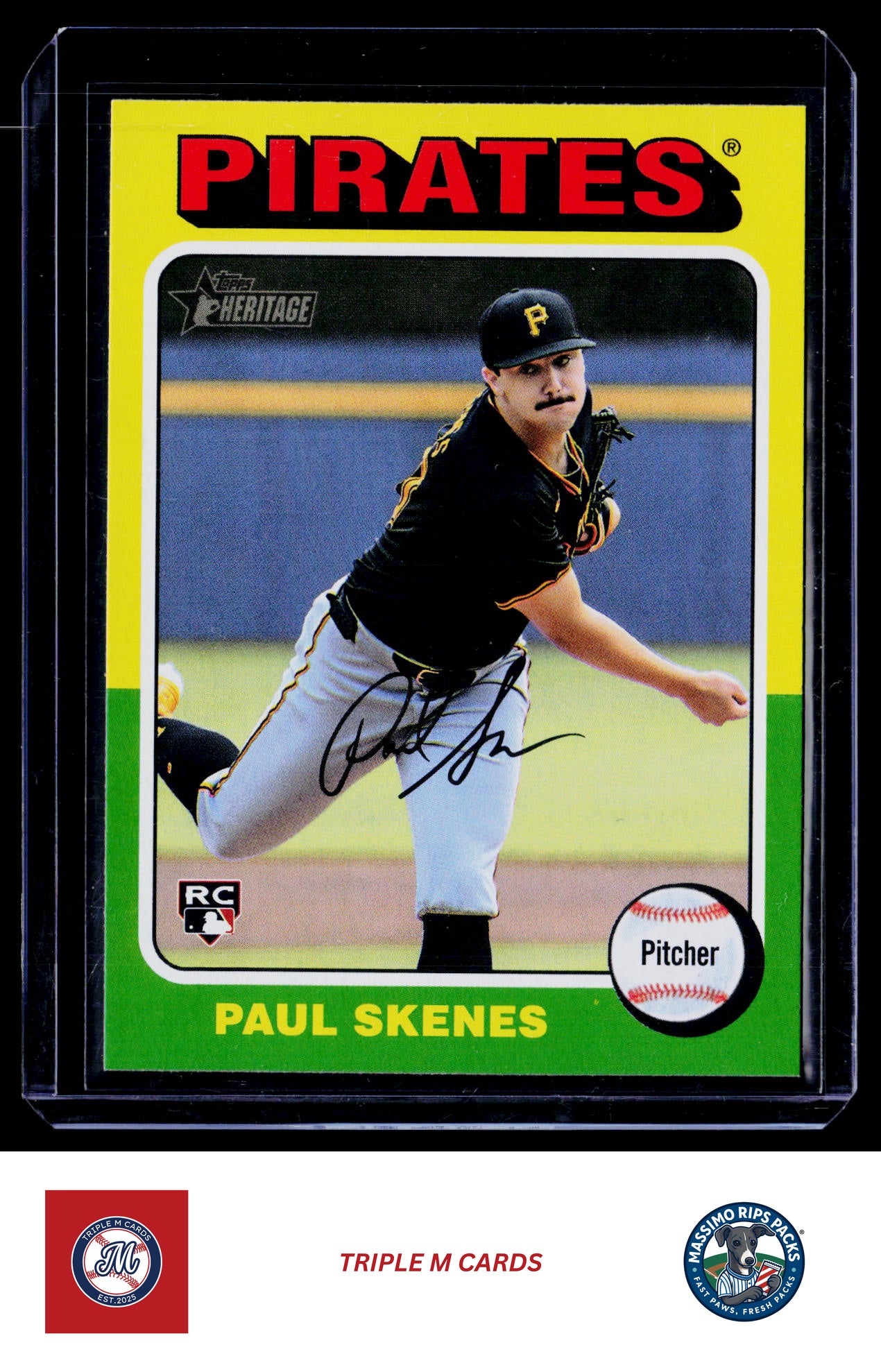 2024 Topps Heritage #594c Paul Skenes