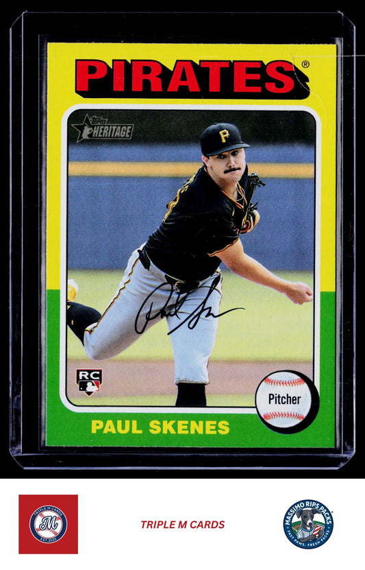 2024 Topps Heritage #594c Paul Skenes
