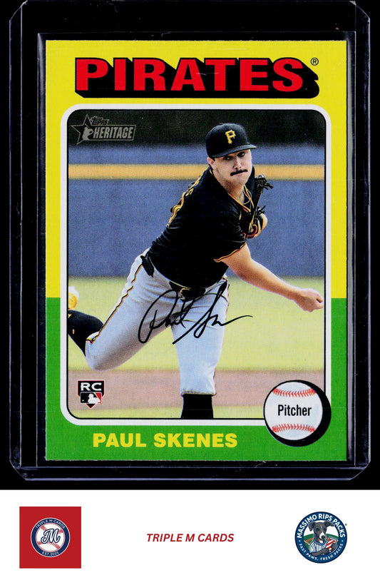 2024 Topps Heritage #594c Paul Skenes