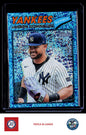 2026 Topps Heritage #104 Jasson Domínguez Chrome Light Blue Sparkle Refractors