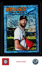2026 Topps Heritage #278 Chris Sale Chrome Light Blue Sparkle Refractors