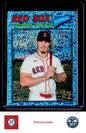 2026 Topps Heritage #15 Jarren Duran Chrome Light Blue Sparkle Refractors