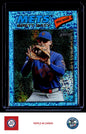 2026 Topps Heritage #19 Brett Baty Chrome Light Blue Sparkle Refractors