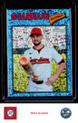 2026 Topps Heritage #285 Lane Thomas Chrome Light Blue Sparkle Refractors