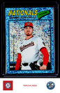 2026 Topps Heritage #68 Cade Cavalli Chrome Light Blue Sparkle Refractors
