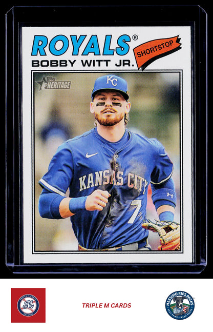 2026 Topps Heritage #160 Bobby Witt Jr.