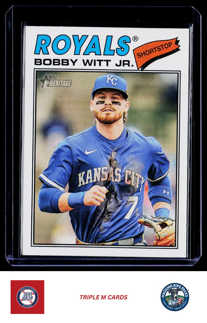 2026 Topps Heritage #160 Bobby Witt Jr.