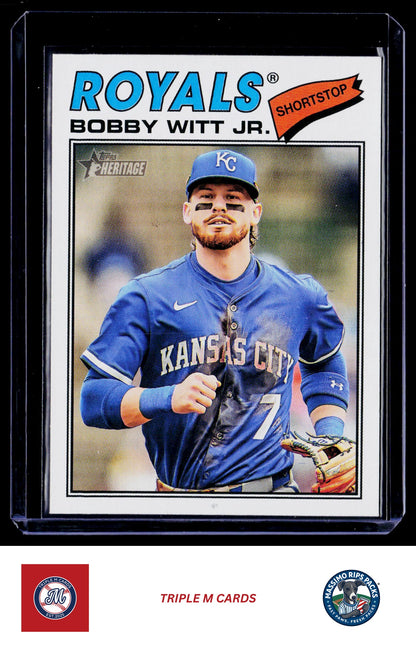 2026 Topps Heritage #160 Bobby Witt Jr.