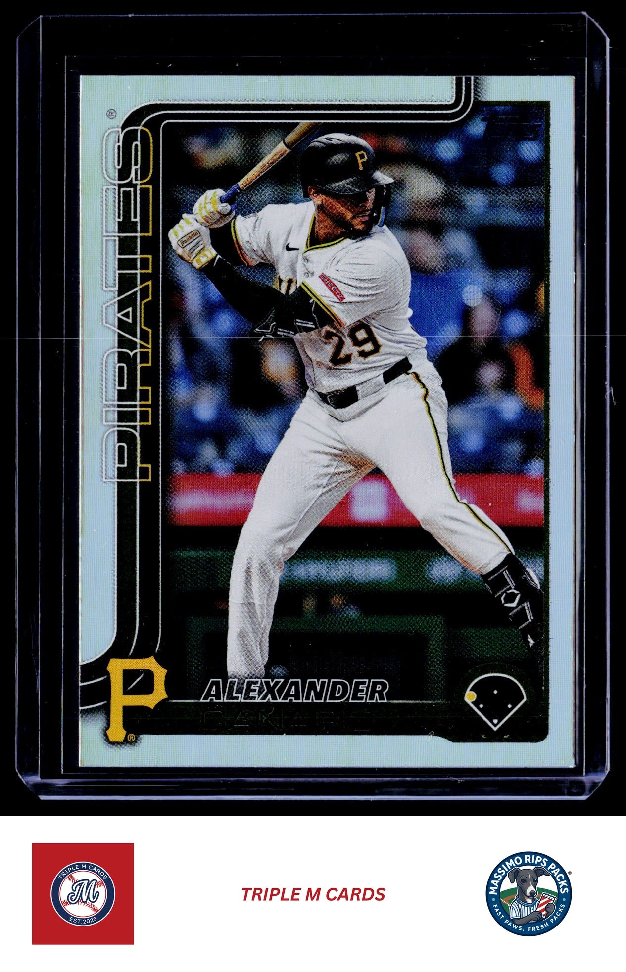 2025 Topps Update #US204 Alexander Canario Silver Foilboard