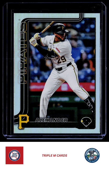 2025 Topps Update #US204 Alexander Canario Silver Foilboard