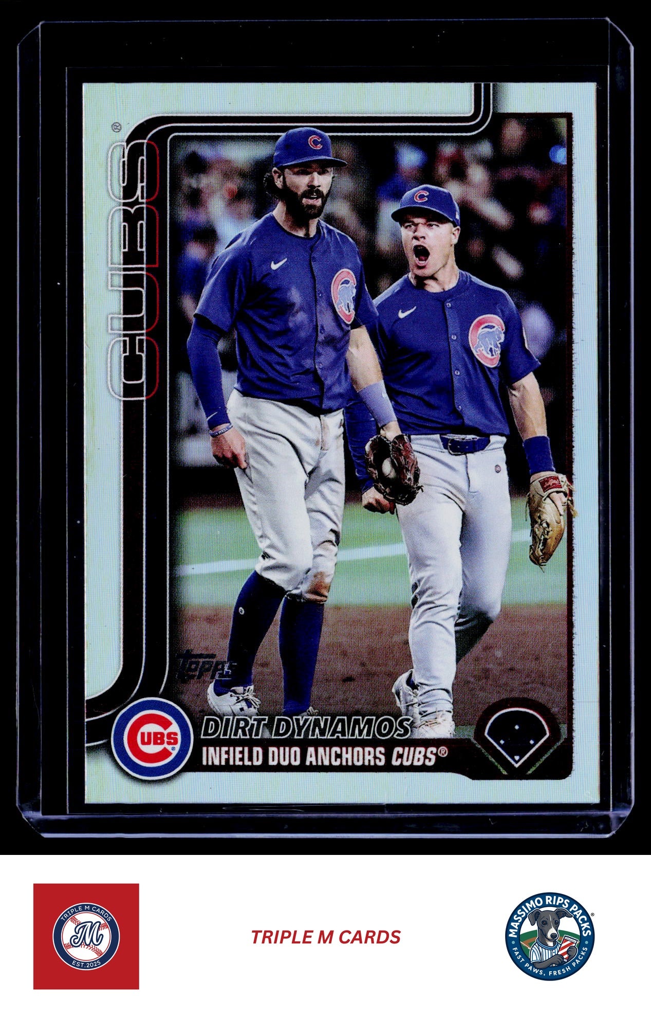 2025 Topps Update #US309 Dirt Dynamos (Dansby Swanson / Matt Shaw)