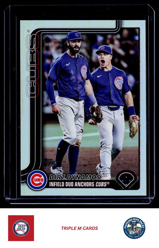 2025 Topps Update #US309 Dirt Dynamos (Dansby Swanson / Matt Shaw)