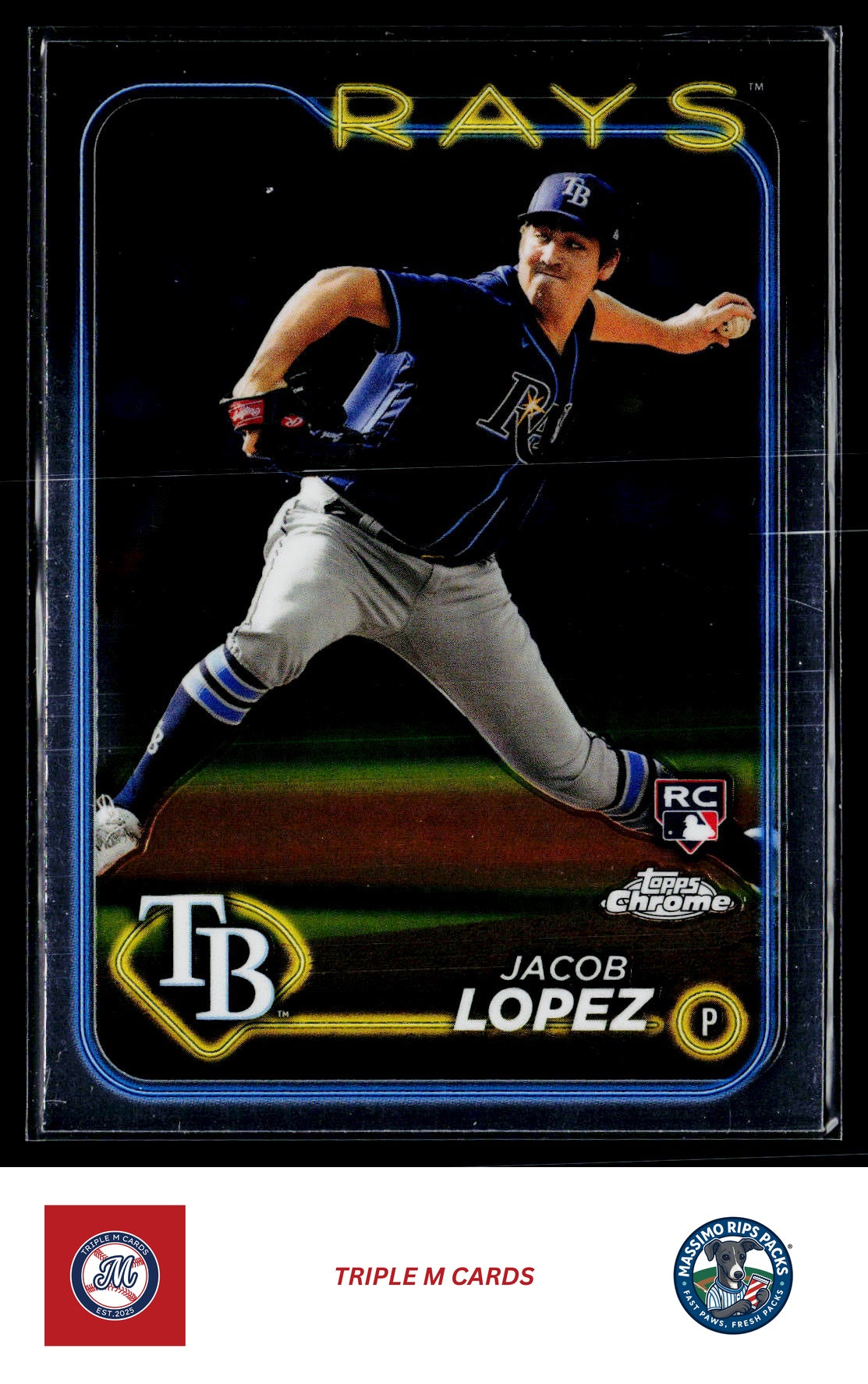 2024 Topps Chrome #225 Jacob Lopez
