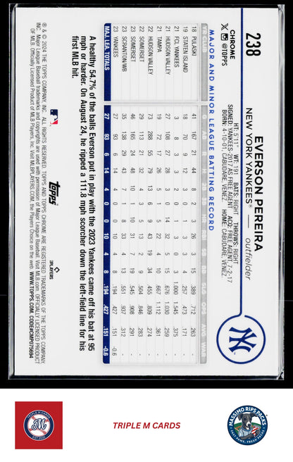 2024 Topps Chrome #238 Everson Pereira