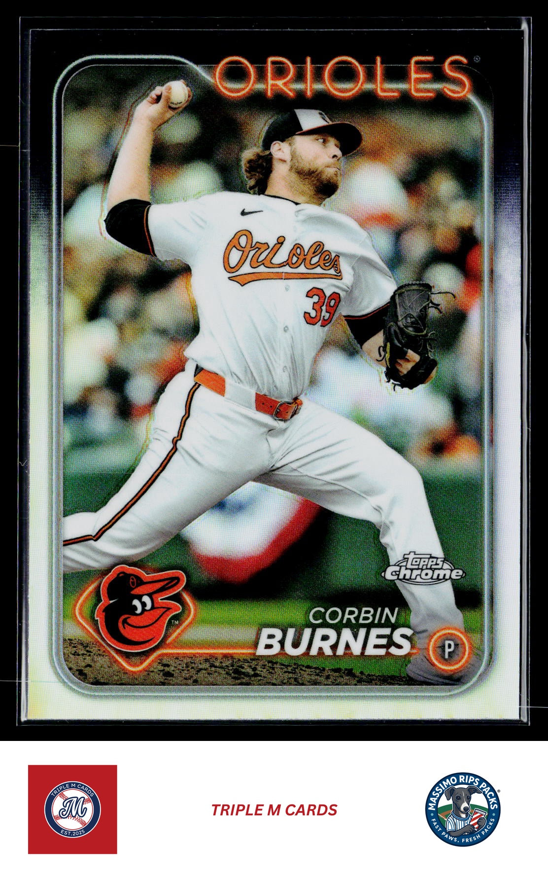 2024 Topps Chrome #3 Corbin Burnes