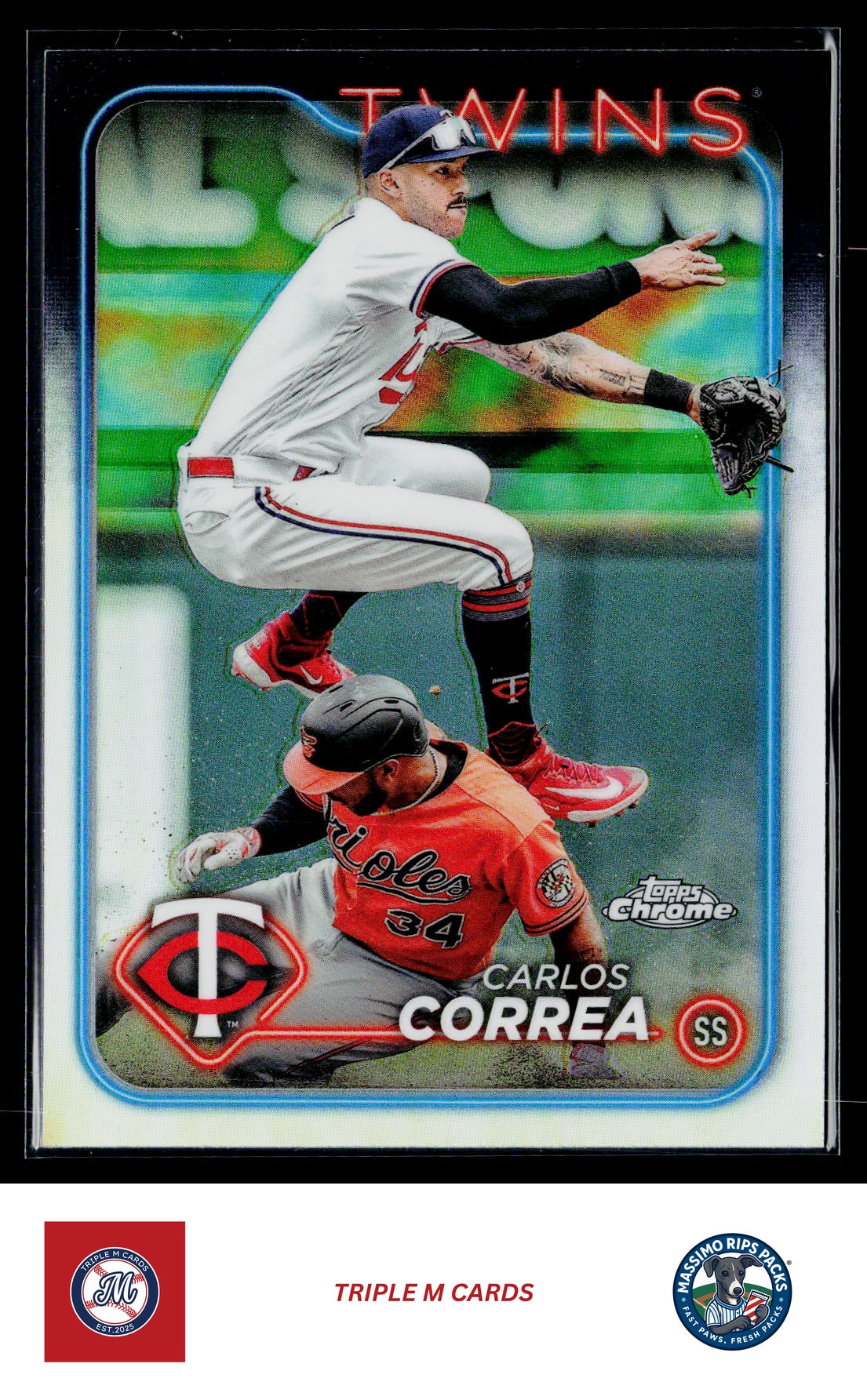 2024 Topps Chrome #156 Carlos Correa