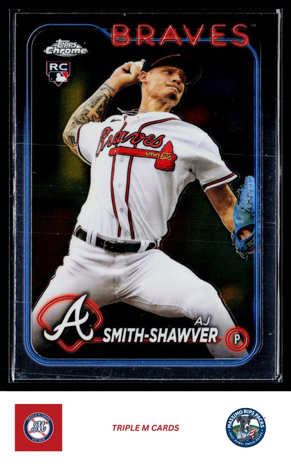 2024 Topps Chrome #19 AJ Smith-Shawver