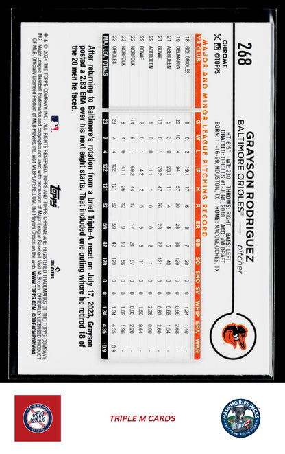 2024 Topps Chrome #268 Grayson Rodriguez