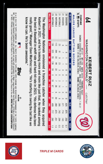 2024 Topps Chrome #64 Keibert Ruiz
