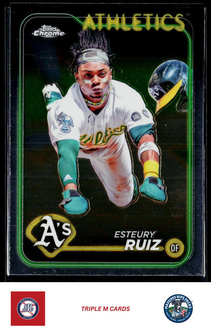 2024 Topps Chrome #241 Esteury Ruiz